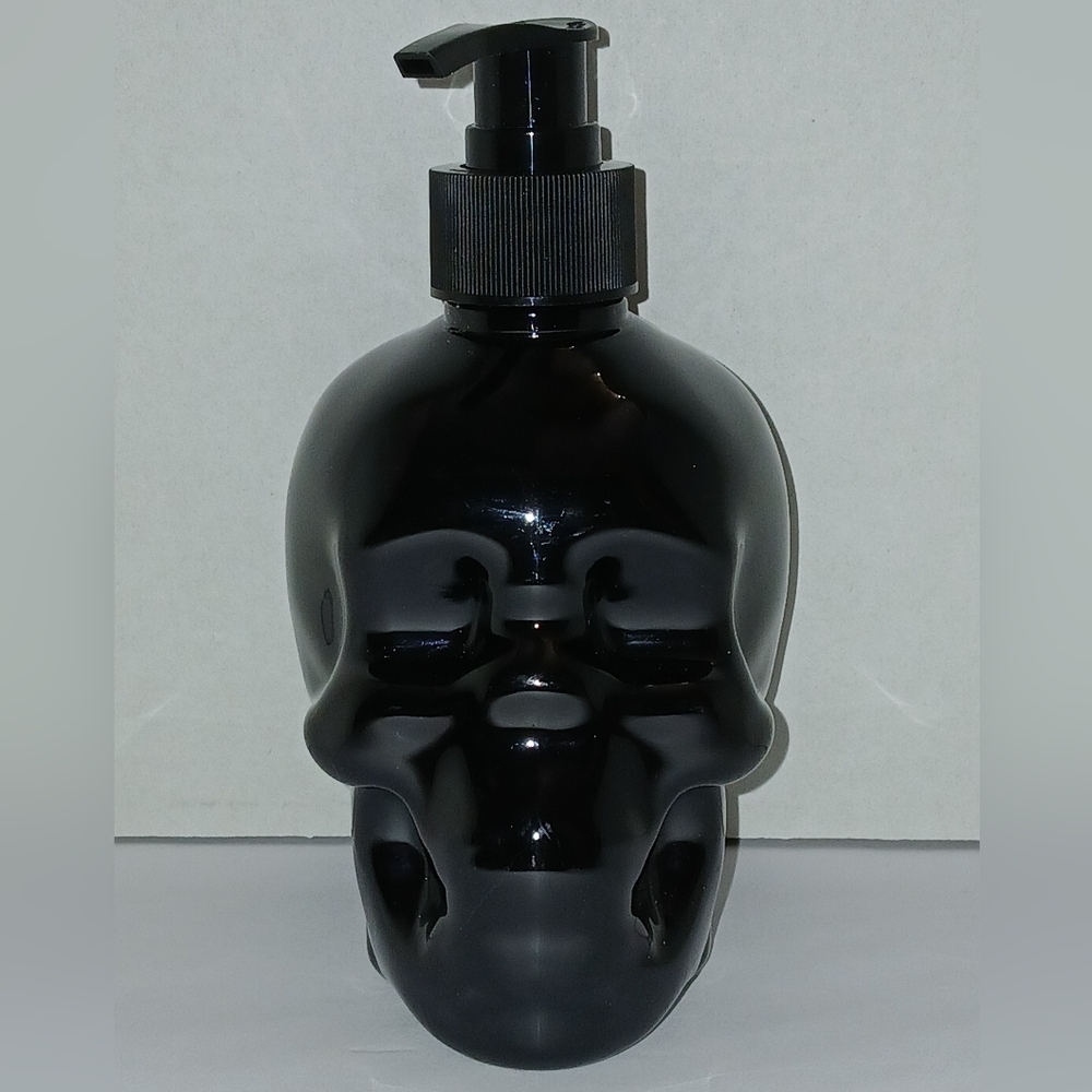 Black Skull Hand Soap Dispenser - Pomegranate Vanilla Scented